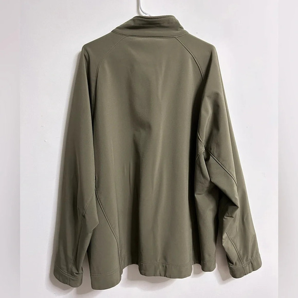 Landway Dark Green Wind Resistant Coat - Picture 3 of 4